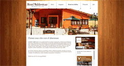 Desktop Screenshot of hotelvaldevecar-albarracin.com